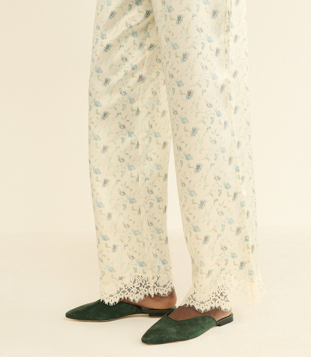 Adair Slide -- Dark Pine Suede