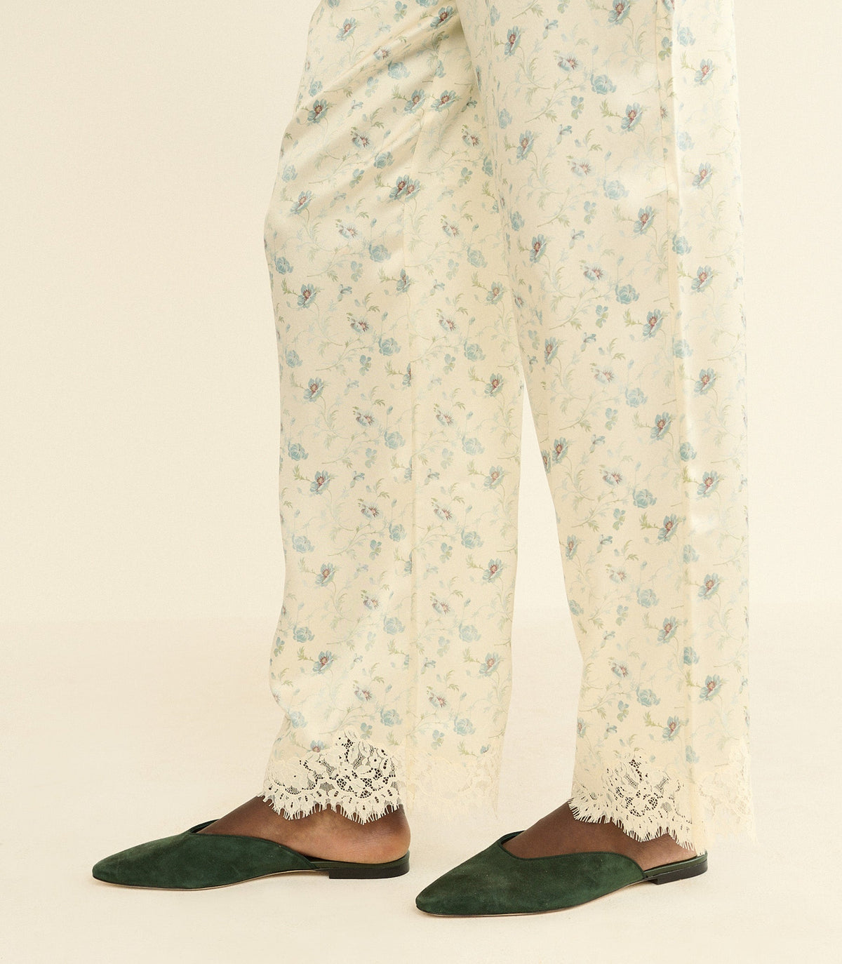 Adair Slide -- Dark Pine Suede