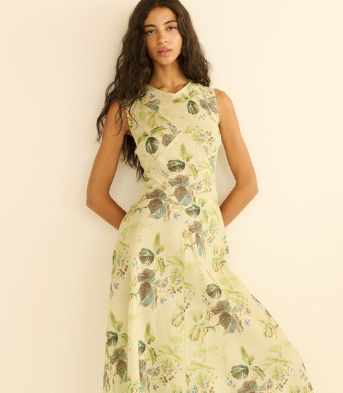 Adelana Dress -- Floraison De Mûres