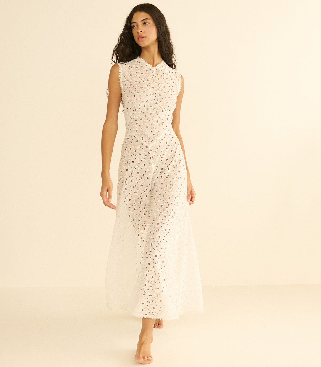 Adelana Dress -- Salt