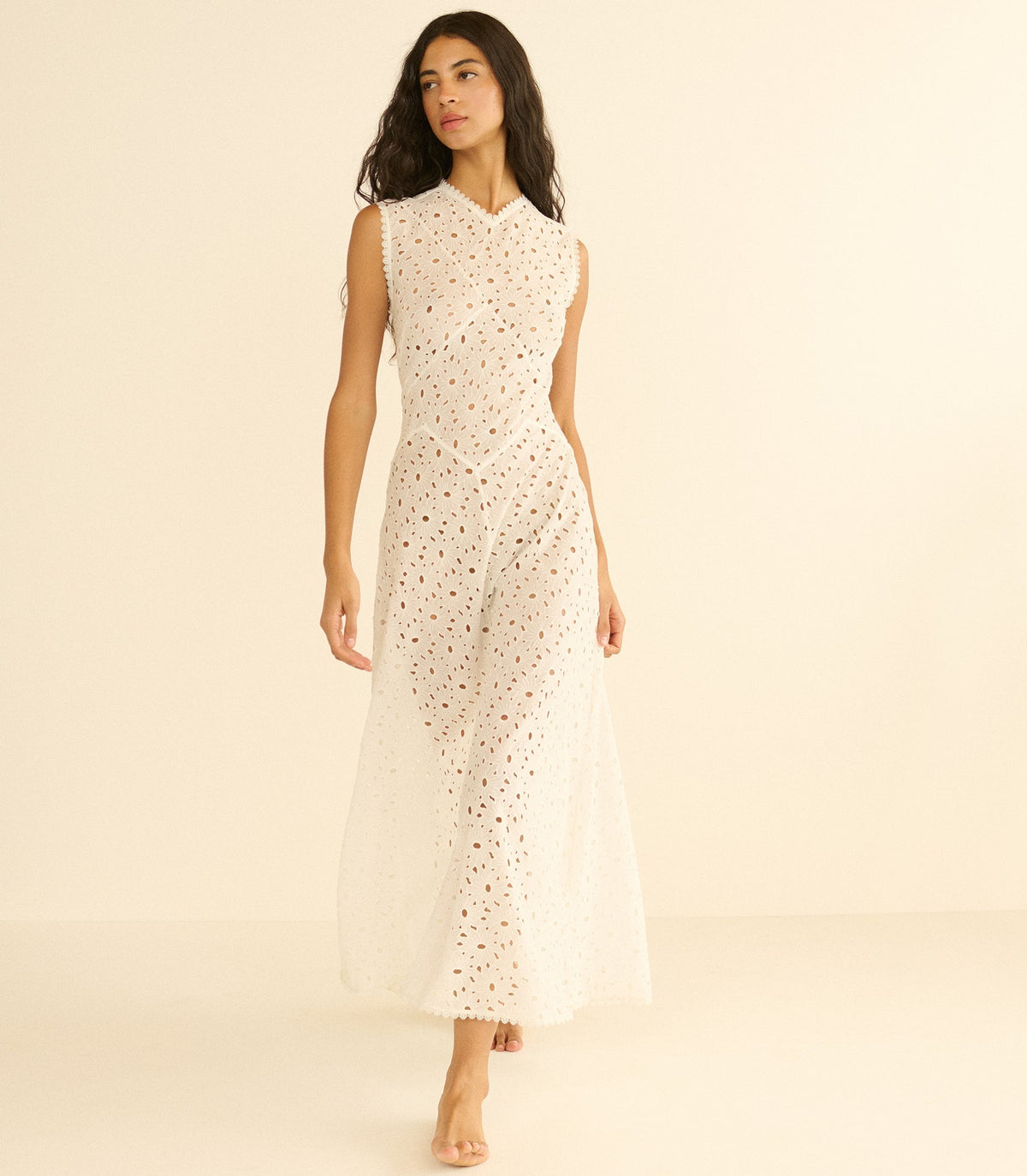 Adelana Dress -- Salt