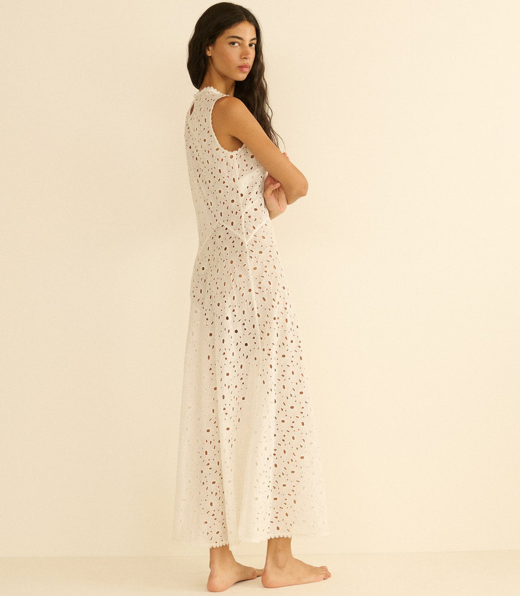 Adelana Dress -- Salt