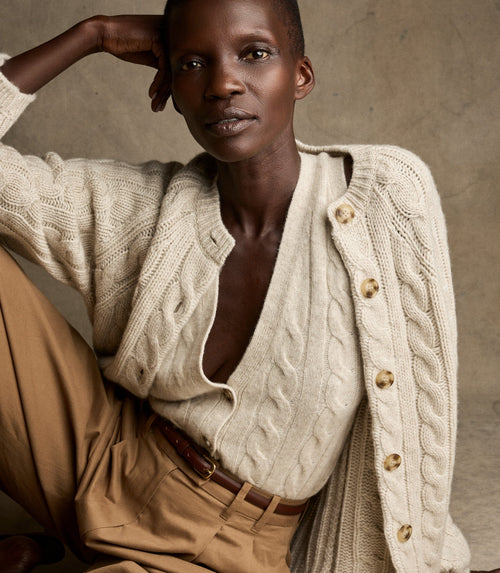 Alberta Cashmere Vest -- Cottage