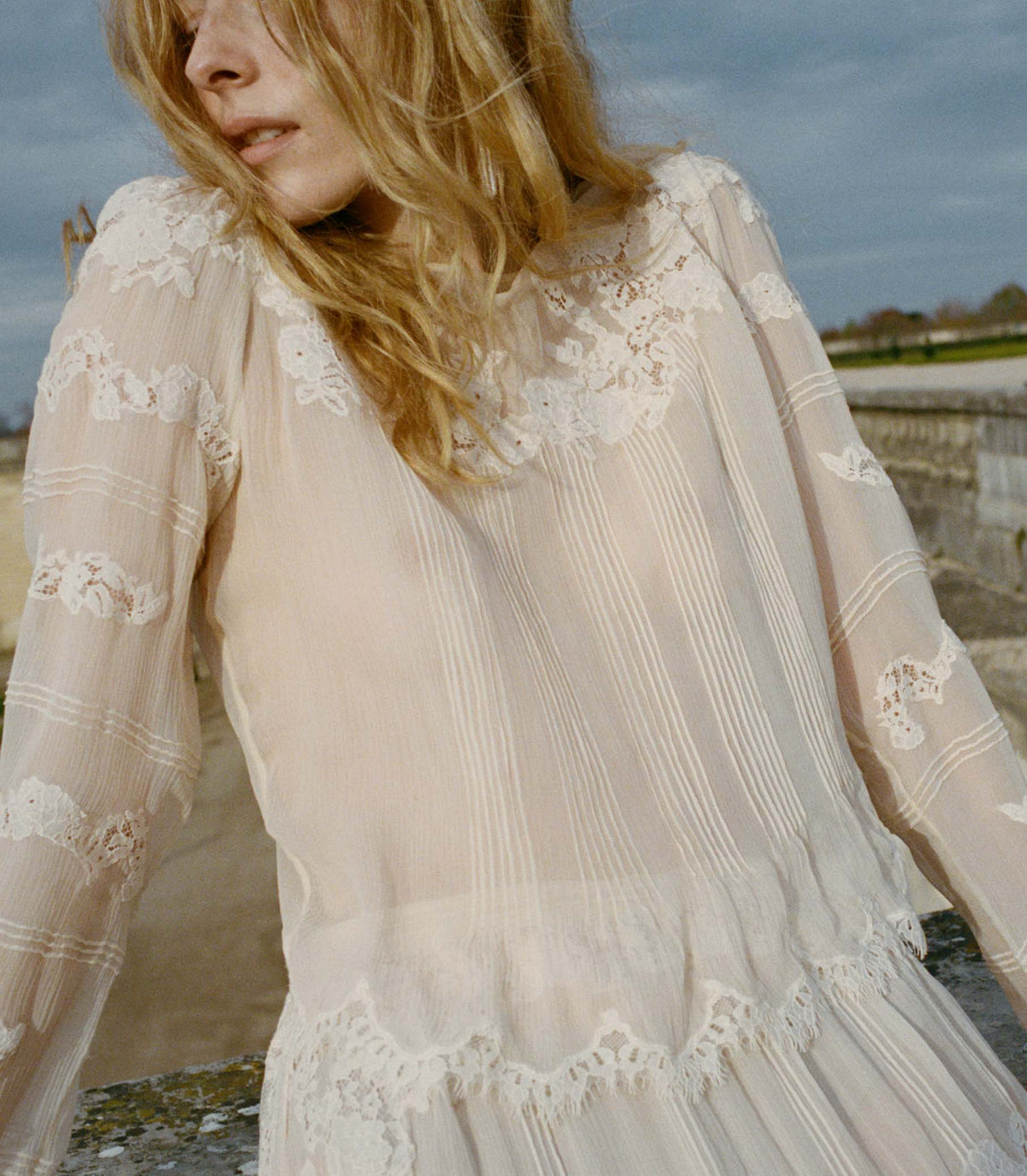 Albertine Anniversary Top -- Candlelight