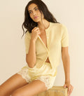 Alesia Cashmere Cardigan -- Gateau