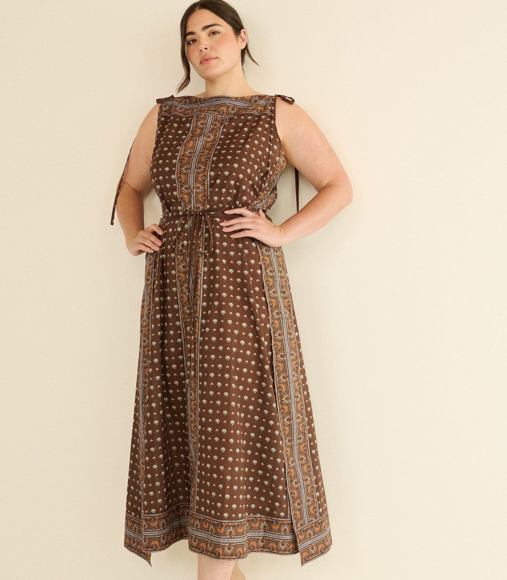 Amarante Dress -- Terre Foulard De La Mer
