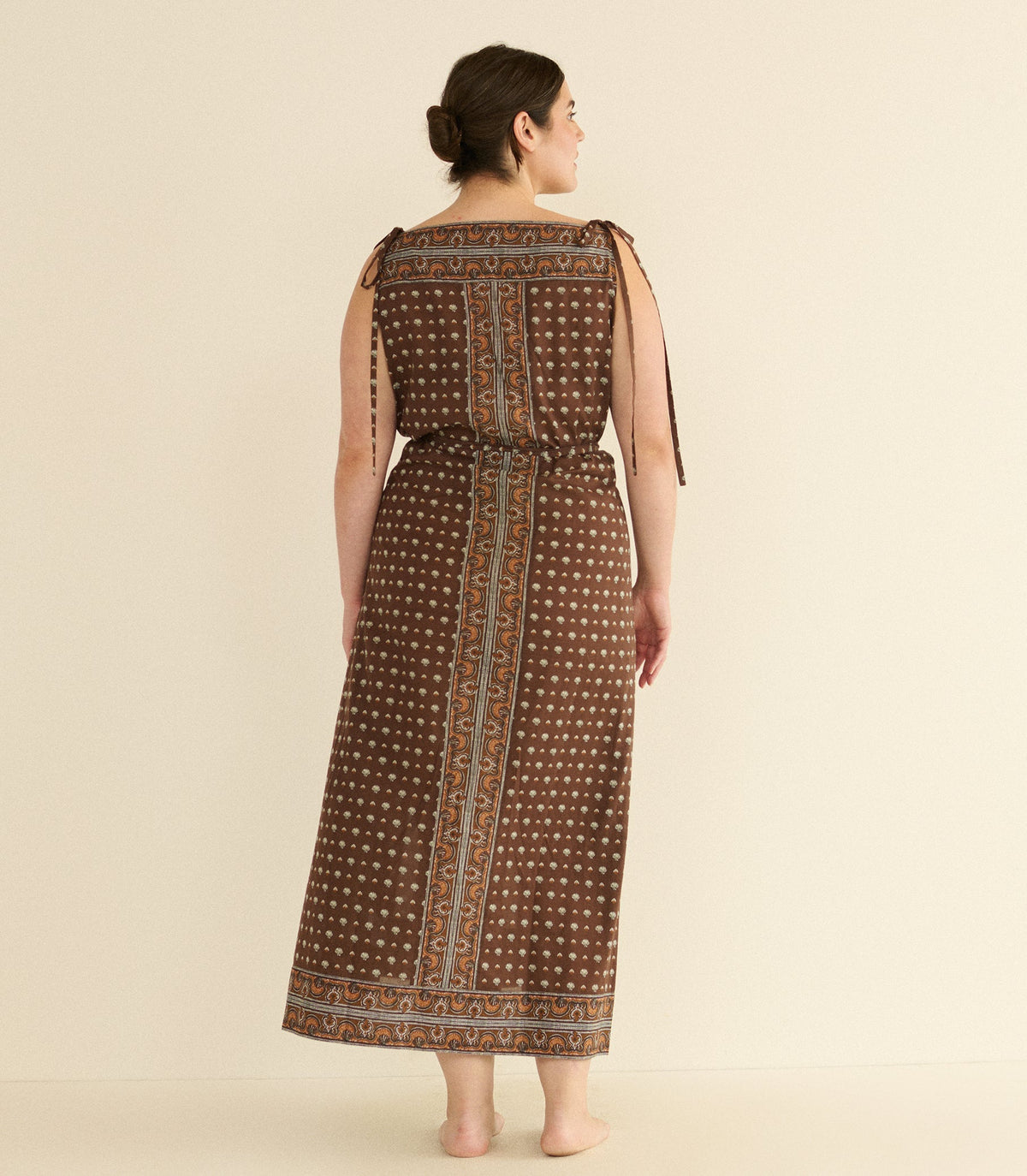 Amarante Dress -- Terre Foulard De La Mer