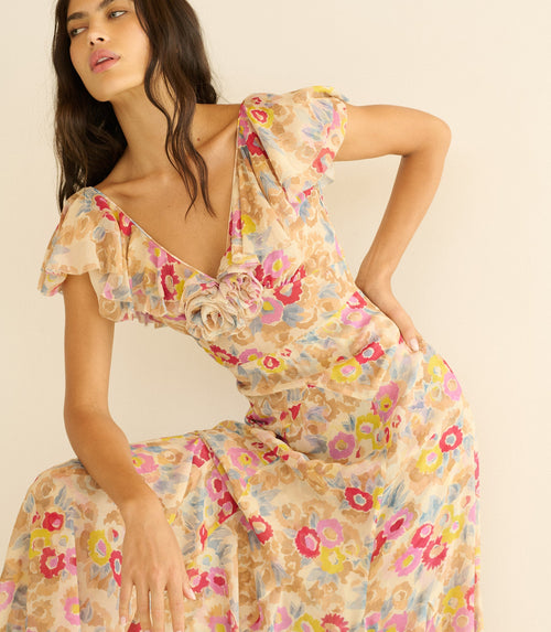 Amérelle Dress -- Jardin De Camelias