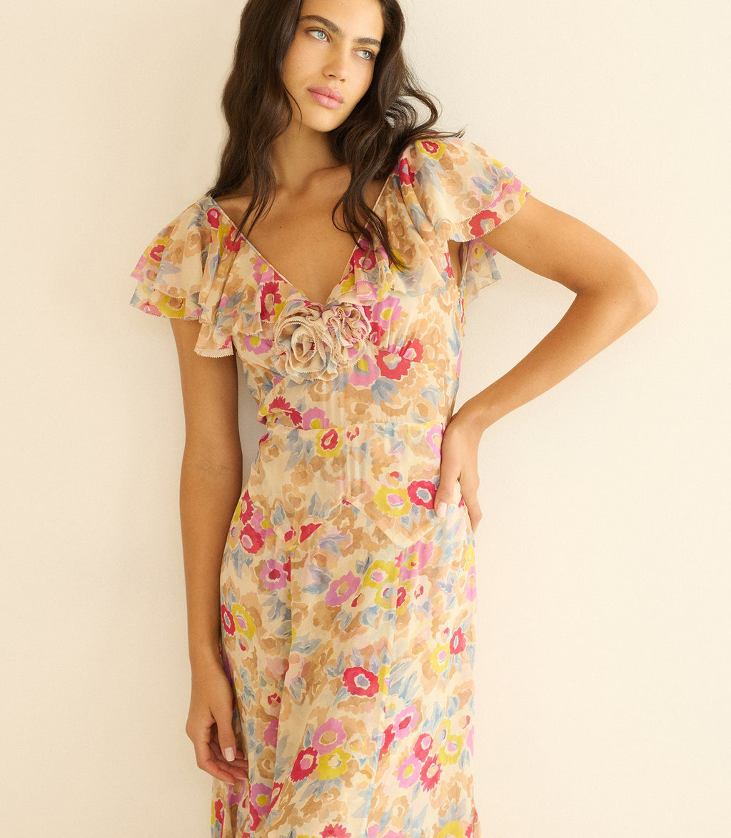 Amérelle Dress -- Jardin De Camelias