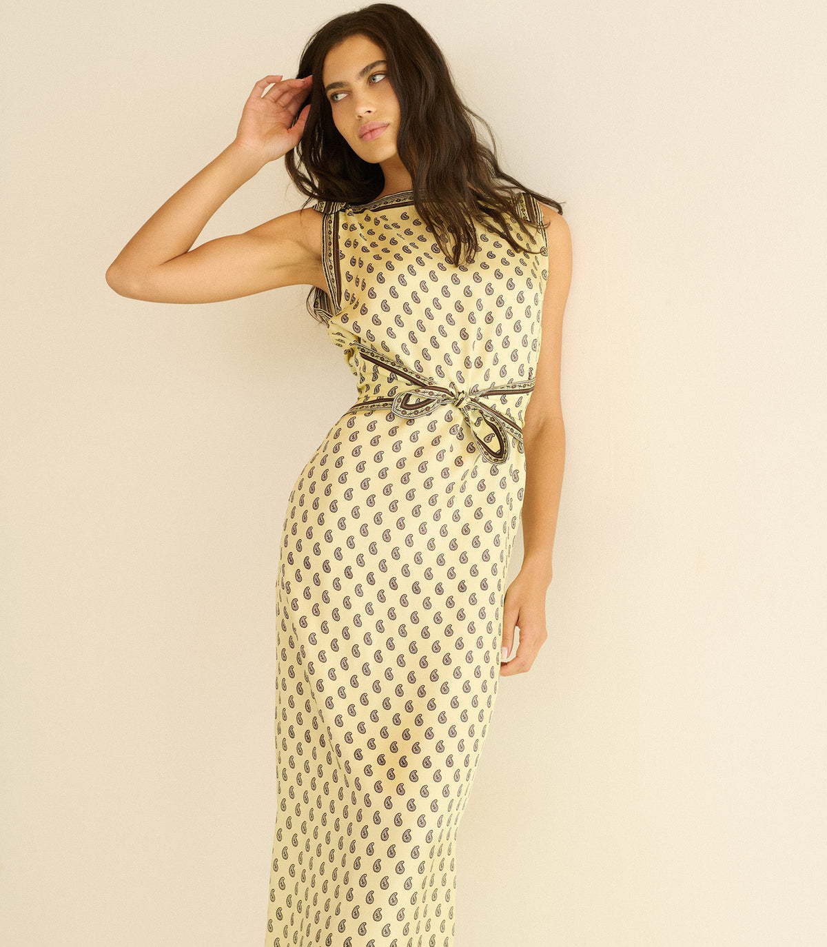 Amorette Dress -- Sunlight Taormina Paisley