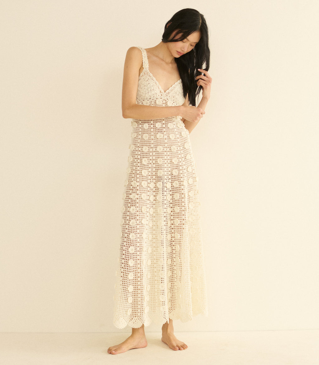 Aristea Dress -- Pearl