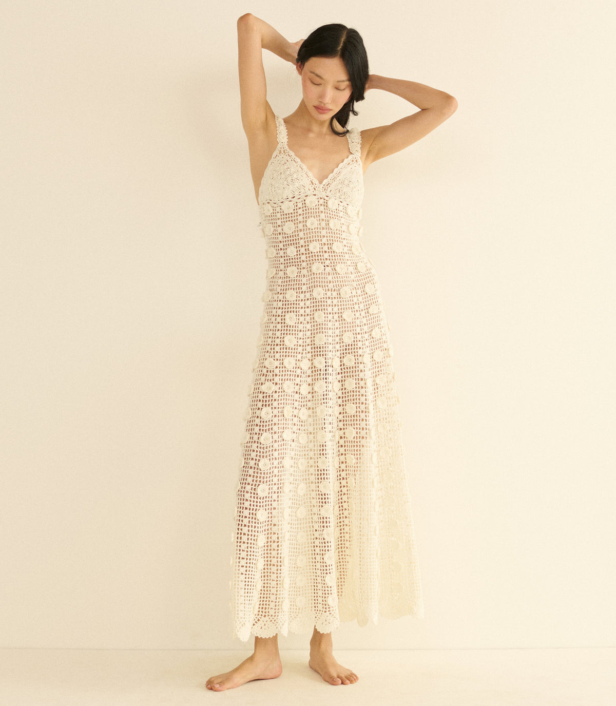 Aristea Dress -- Pearl