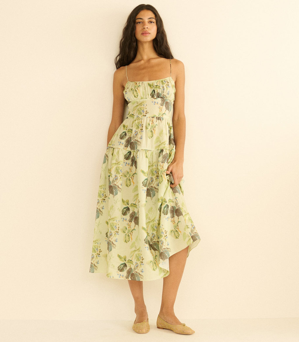 Benoit Dress -- Floraison De Mûres