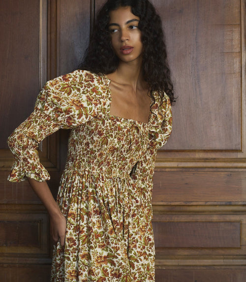Bijou Dress -- Ivory Rêve Des Jardins