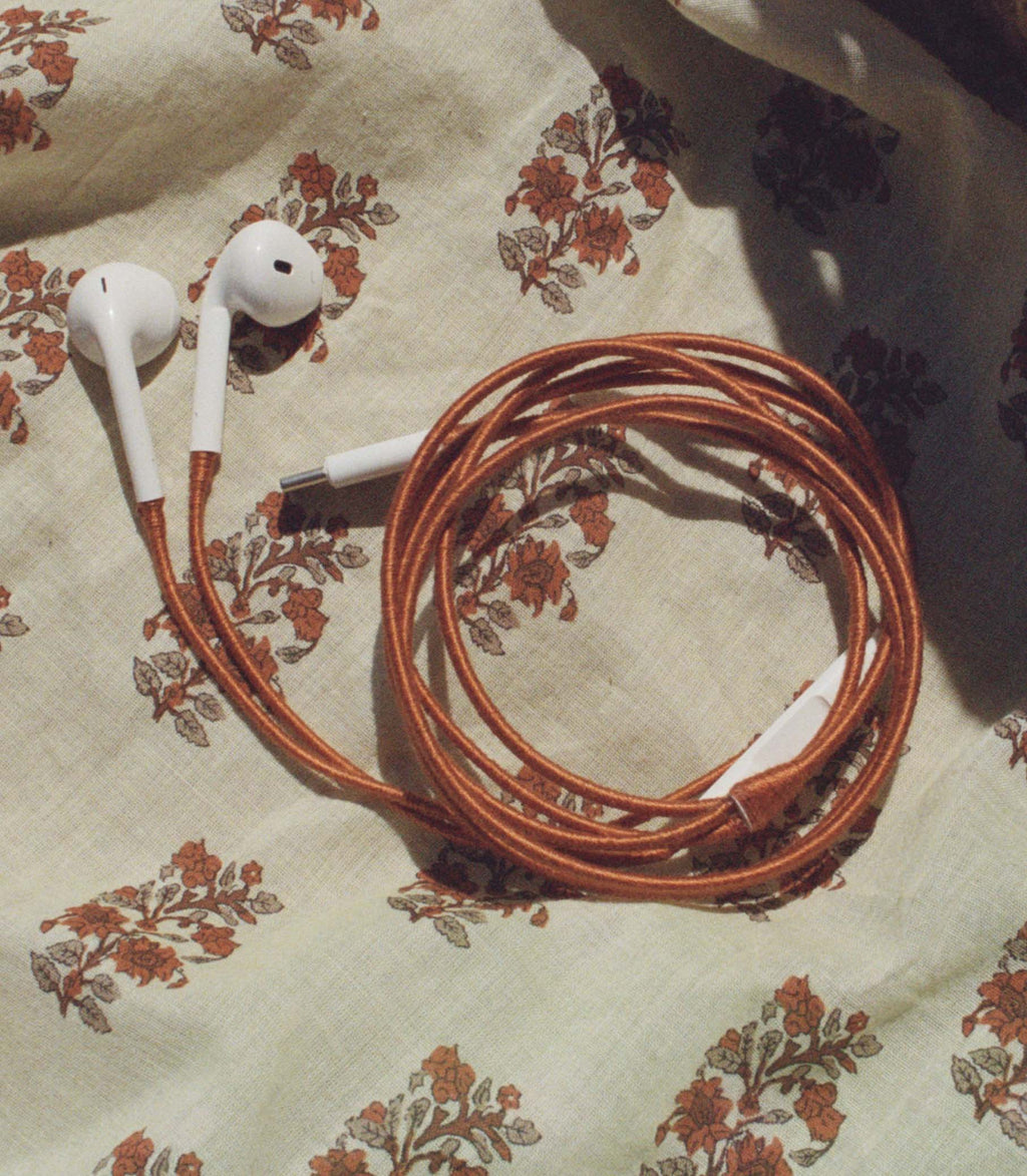 Le Pom Pom & Dôen Headphones -- Coconut