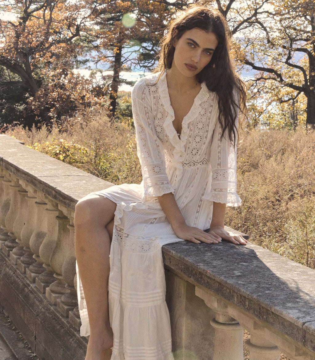 Clemencia Dress -- Salt