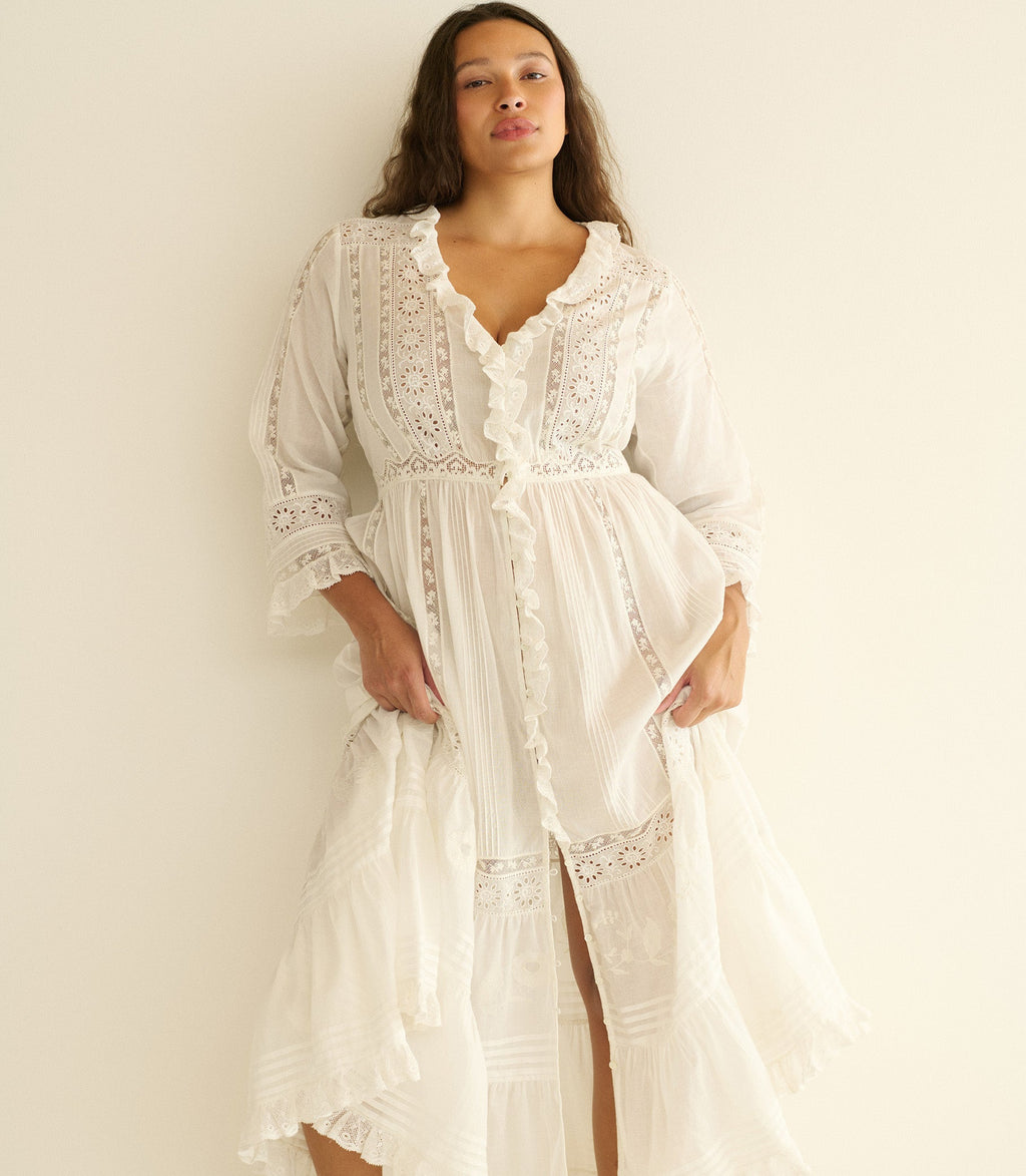 Clemencia Dress -- Salt