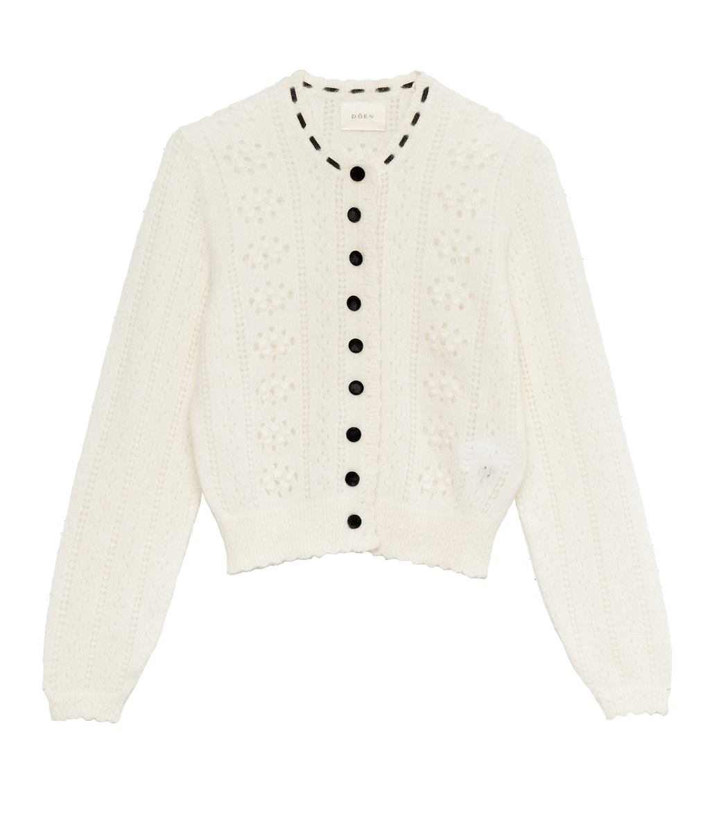 Cosette Cardigan -- Ivory