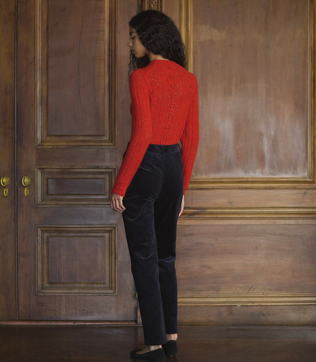 Cosette Cardigan -- Cerise