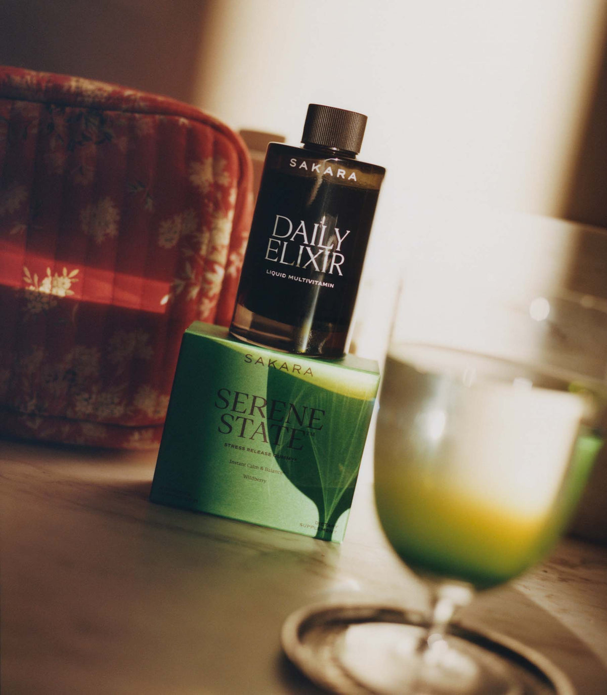 Dôen & Sakara Travel Essentials -- Lantana Floral
