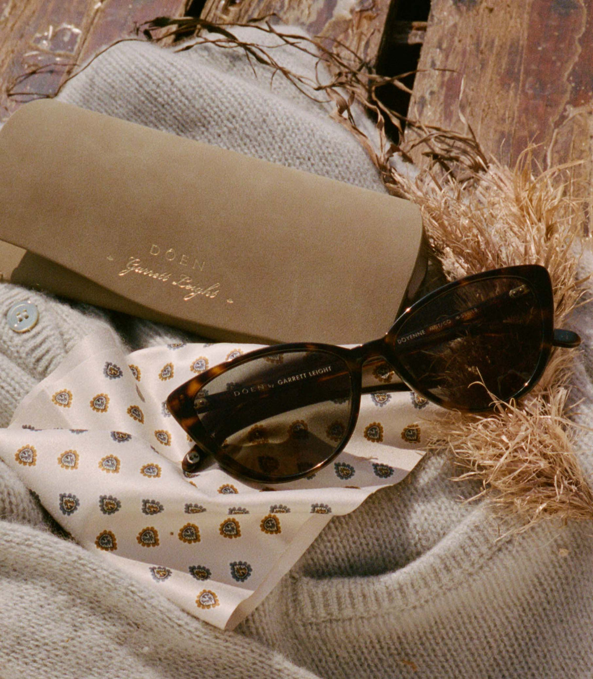 Dôen By Garrett Leight Doyenne Sunglasses -- Tortoise