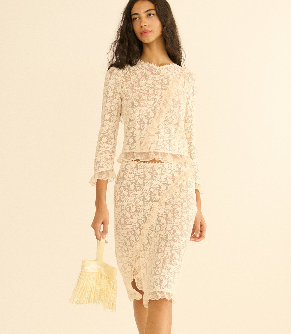 Fayette Top -- Soft Camellia