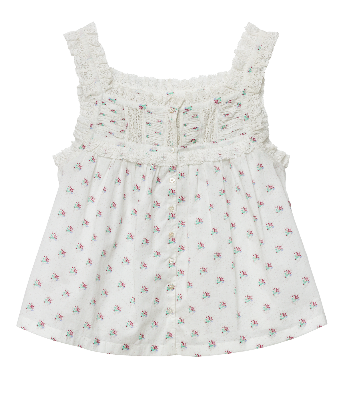 Fidella Top -- Petit Posy Calico