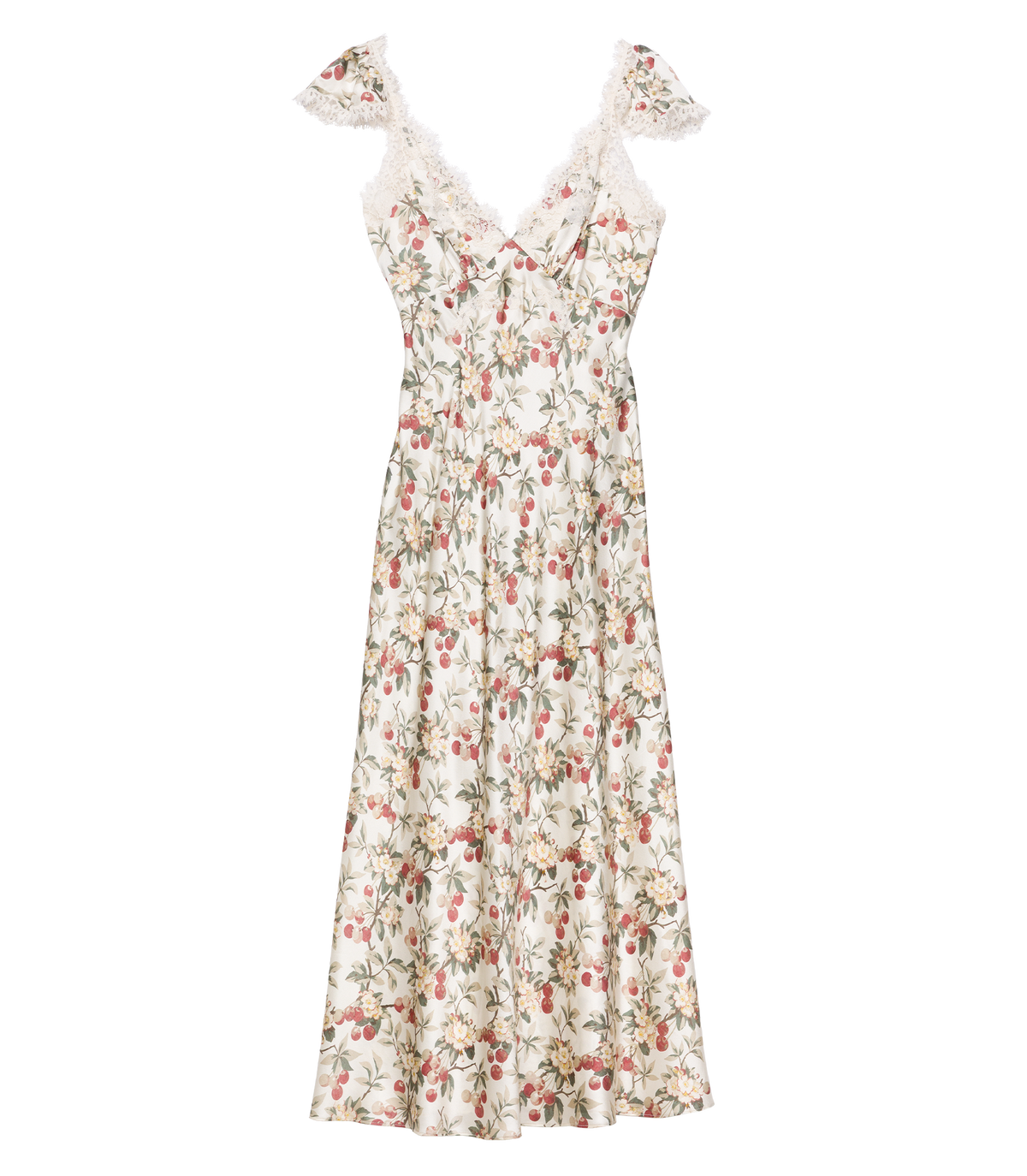 Fiona Dress -- Cerise Et Fleur