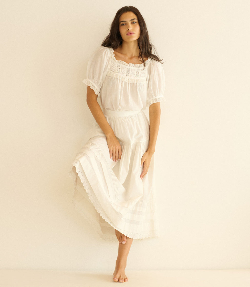 Frances Top -- Salt Lace