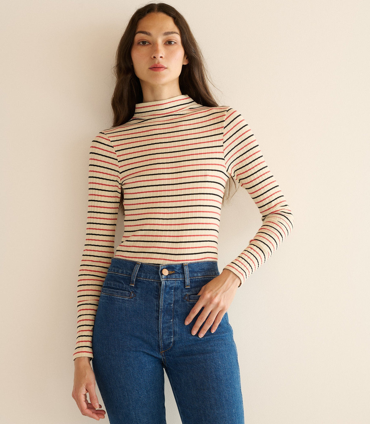 Ginevra Tee -- Riviera Stripe