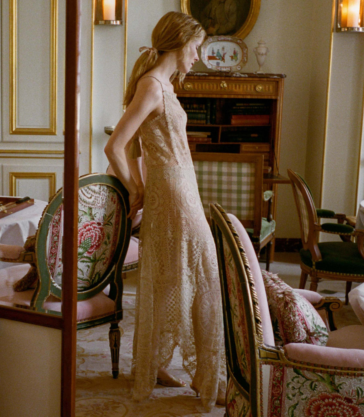 Handkerchief Anniversary Dress -- Paille