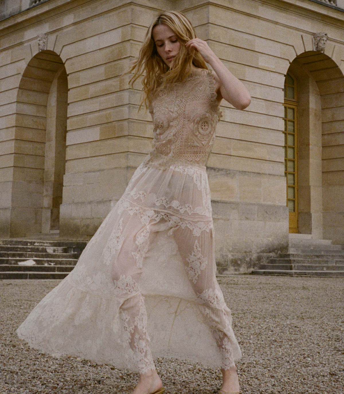 Handkerchief Anniversary Top -- Paille