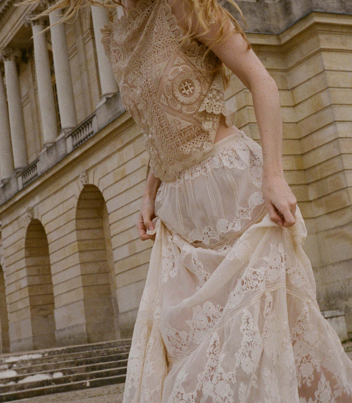 Handkerchief Anniversary Top -- Paille