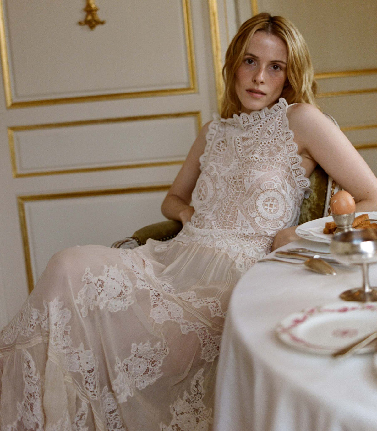 Handkerchief Anniversary Top -- Salt
