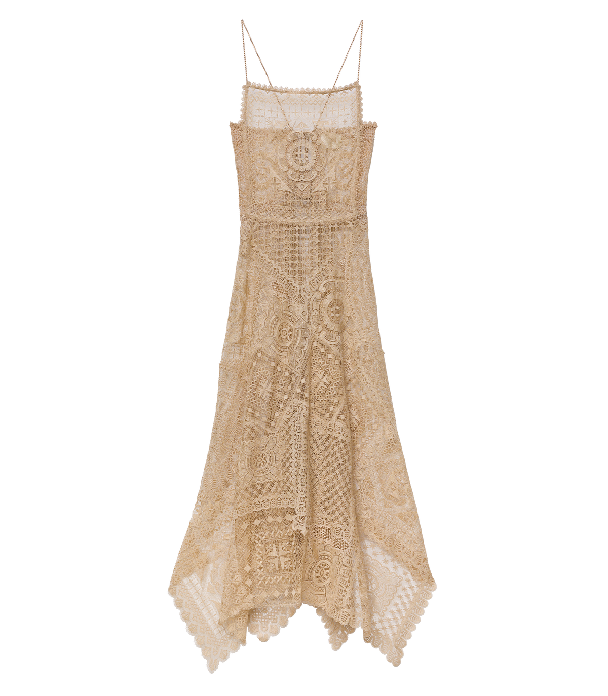 Handkerchief Anniversary Dress -- Paille