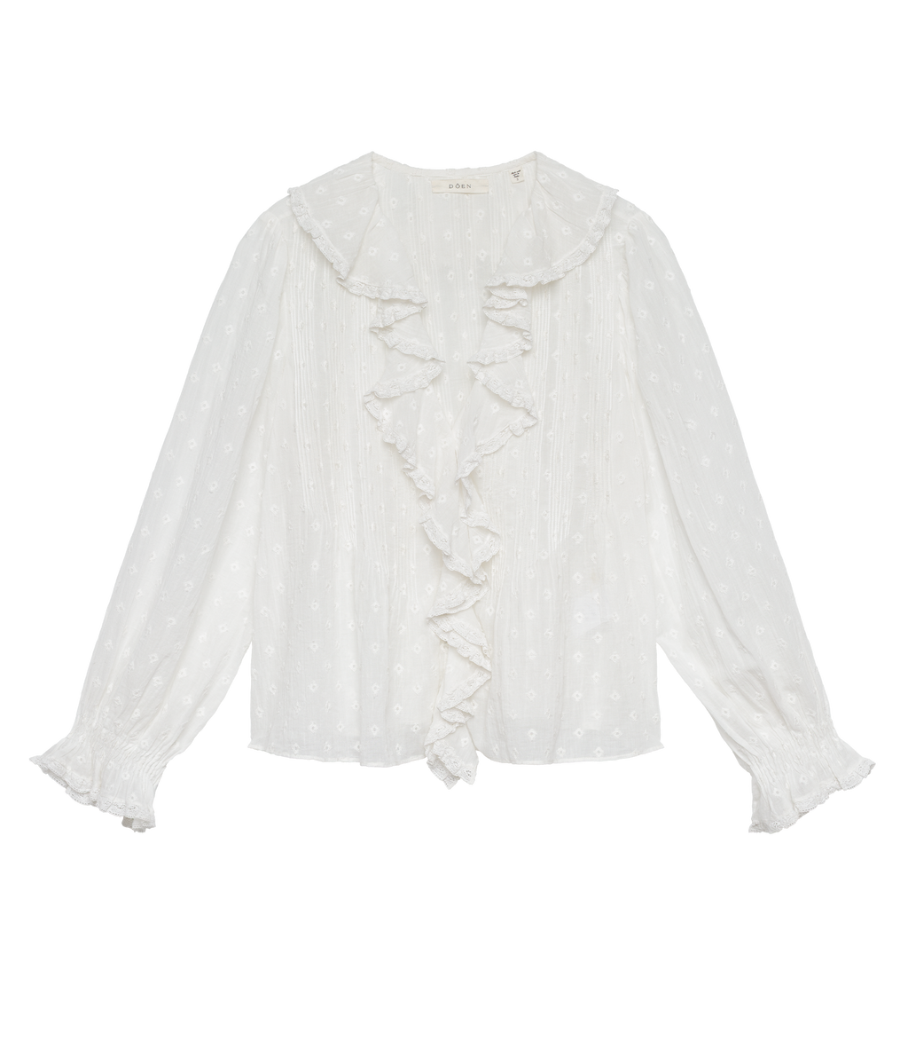 Hardy Top -- Salt Marseille Embroidery
