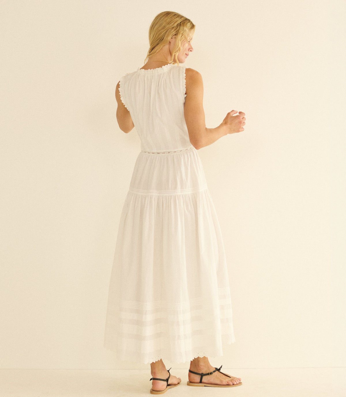 Hortense Dress -- Salt