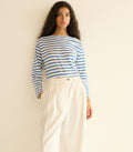 Irene Tee -- Bleu Breton Stripe
