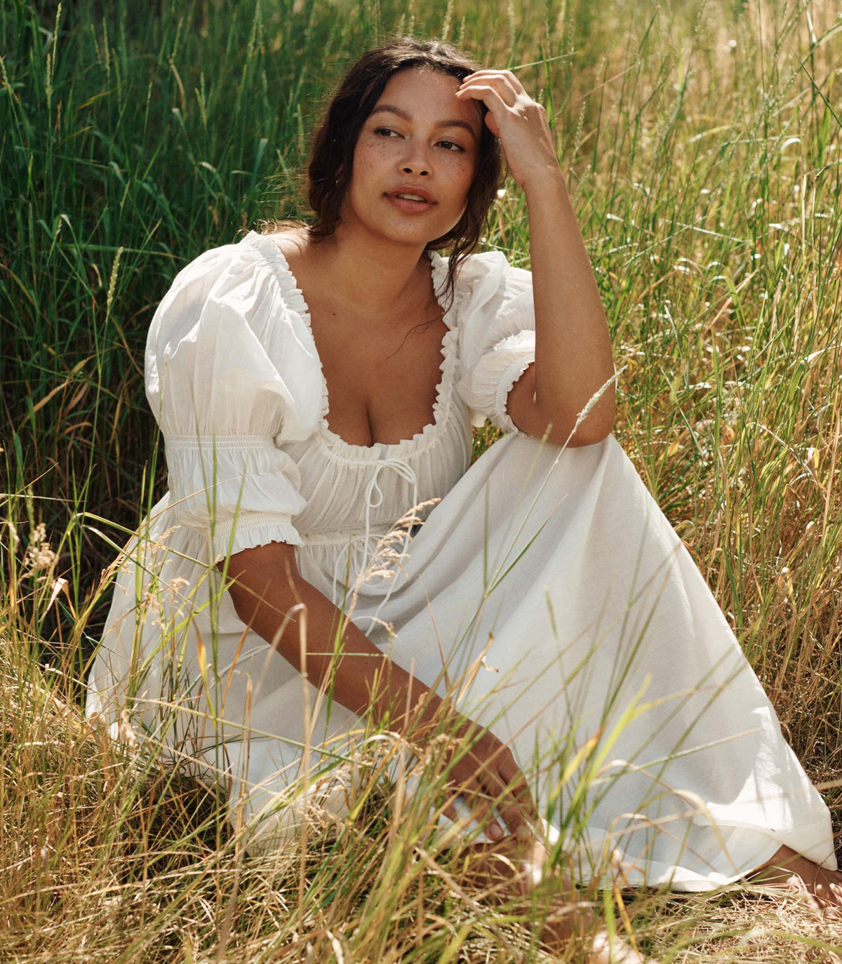 Ischia Dress -- Salt