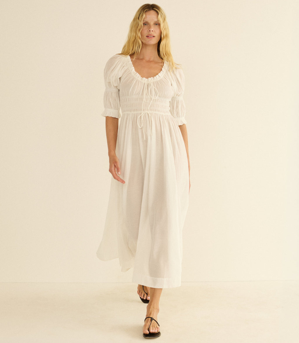 Ischia Dress -- Salt
