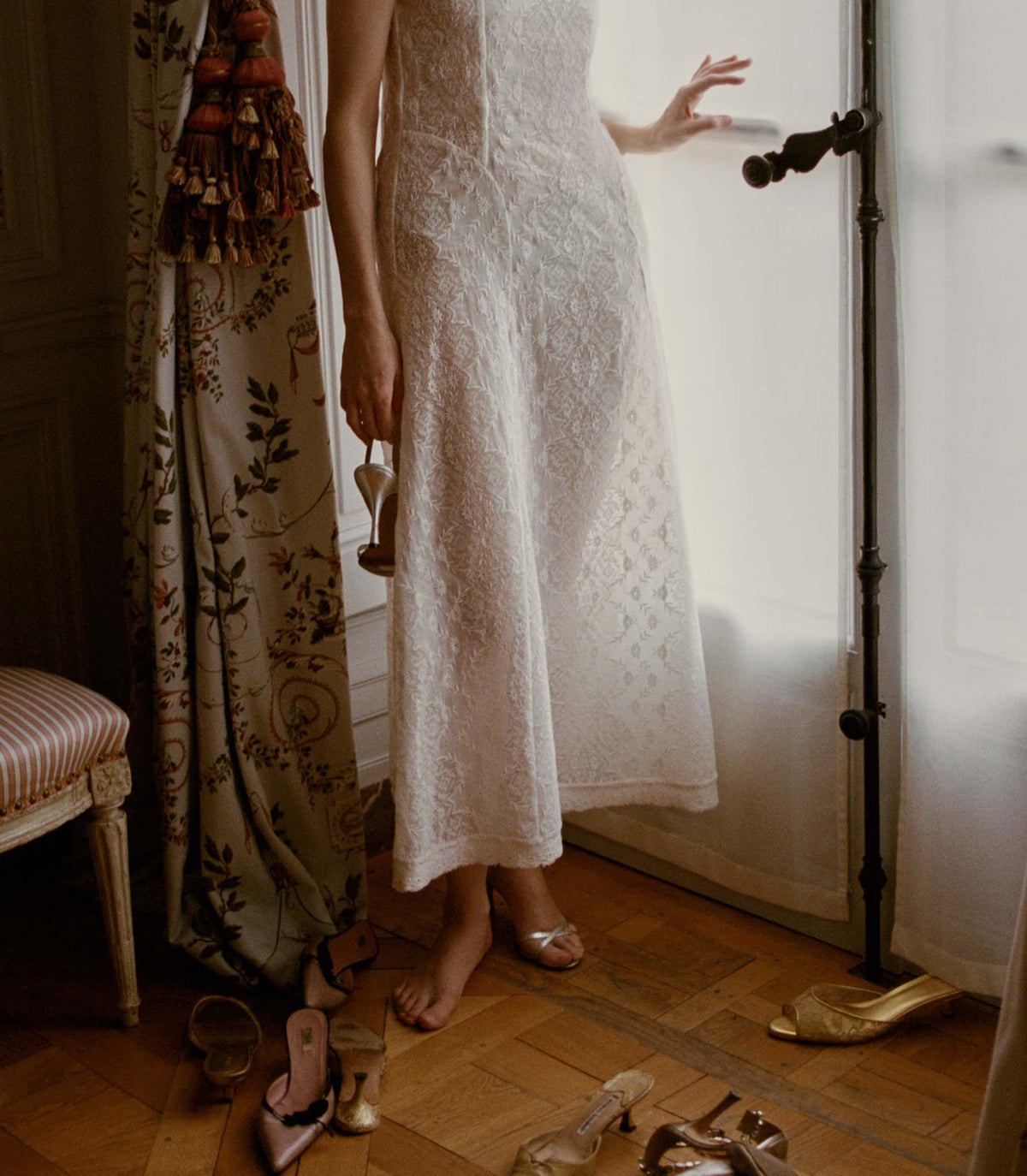 Josephine Anniversary Dress -- Salt