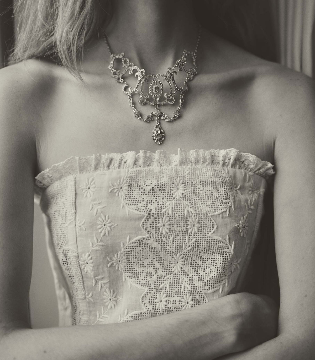 Josephine Anniversary Dress -- Salt