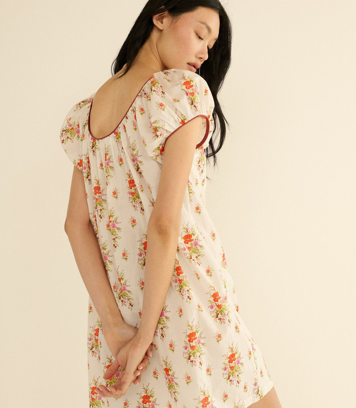 Julia Dress -- Rose Petit Bouquet De Chamonix