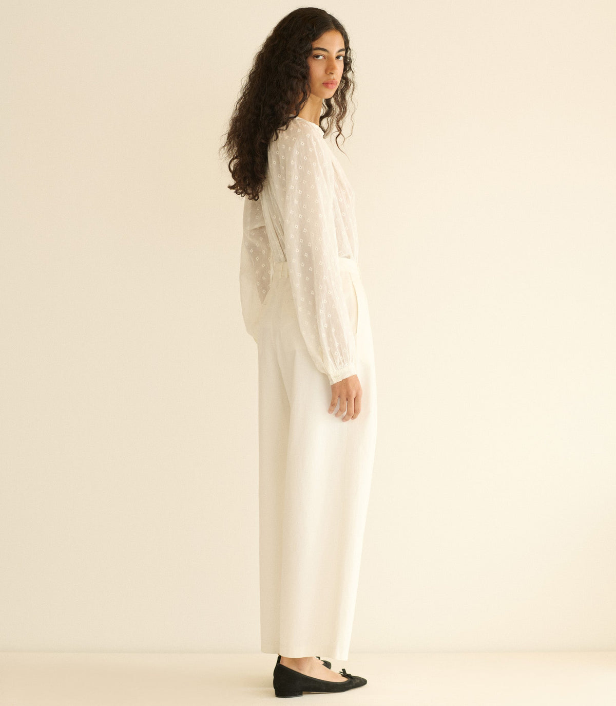 Julienne Top -- Salt Marseille Embroidery