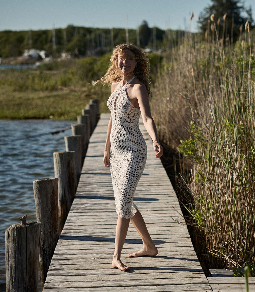 Liane Dress -- Pearl