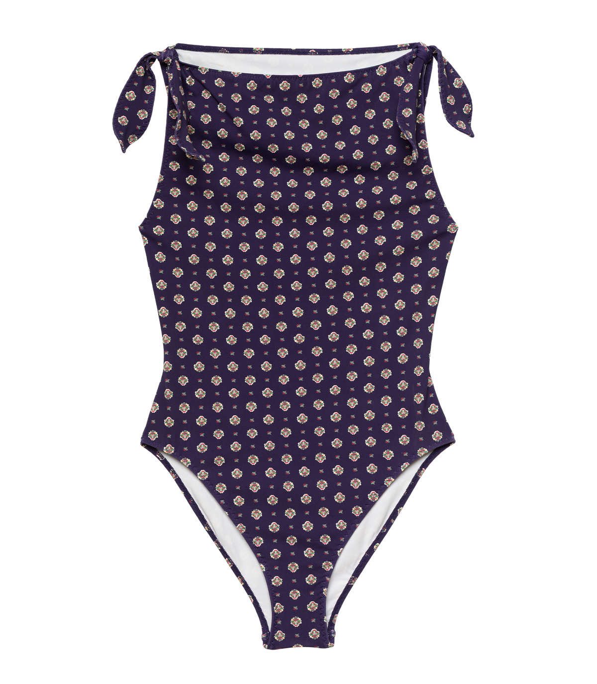 Malta Maillot -- Navy Cadiz Foulard