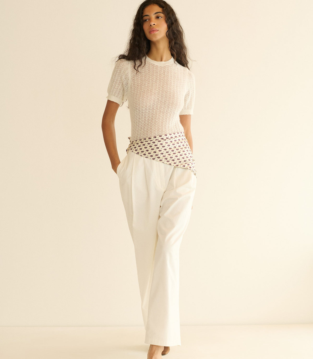 Monica Sweater -- Ivory