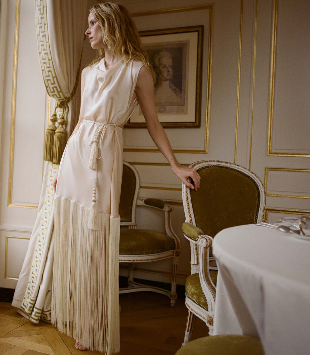 Nellcote Anniversary Dress -- Candlelight