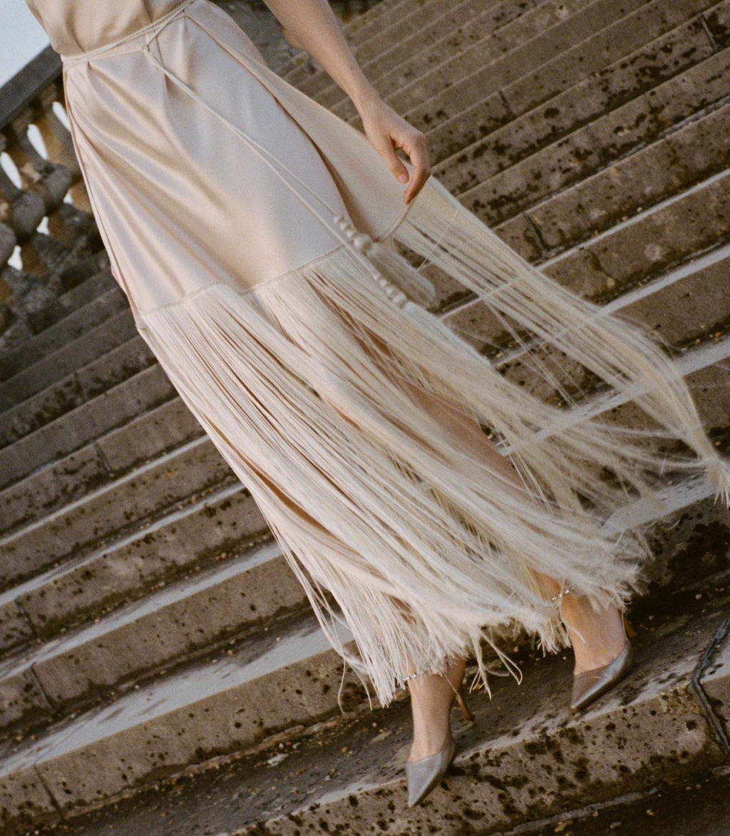 Nellcote Anniversary Dress -- Candlelight