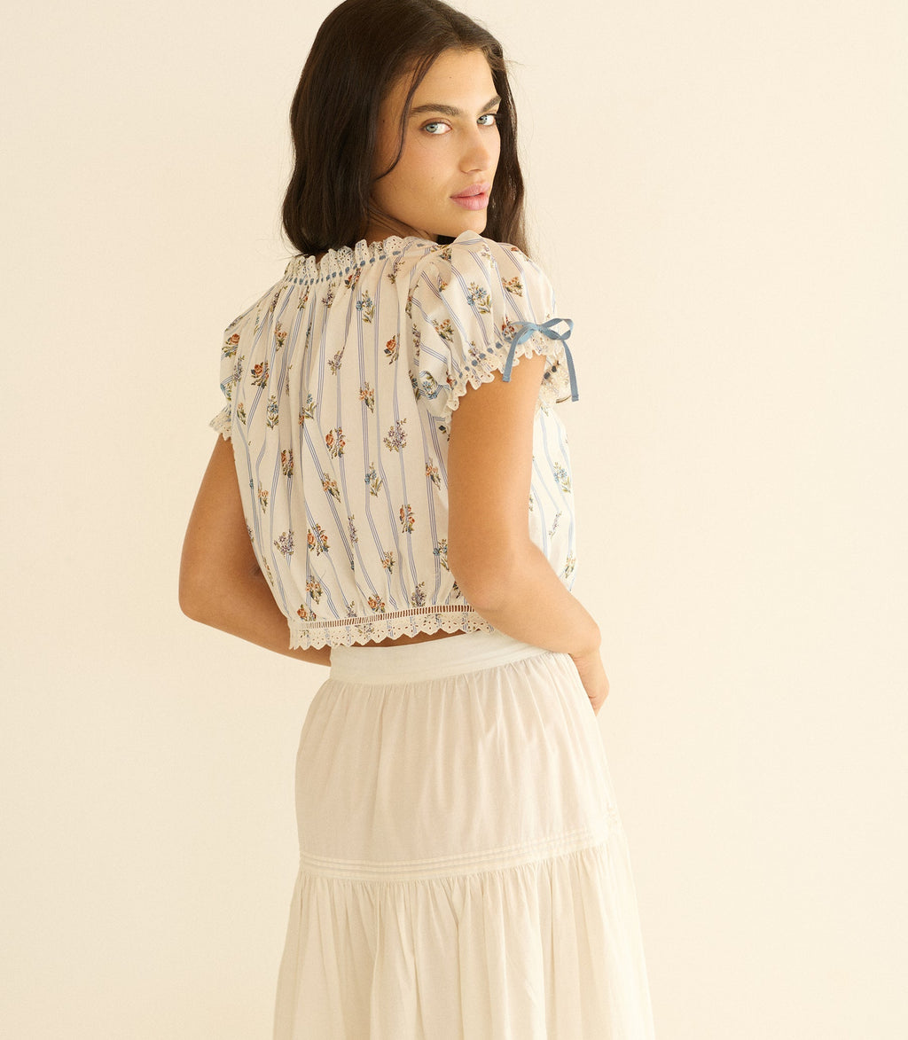 Nera Top -- Fleurs De Bordeaux